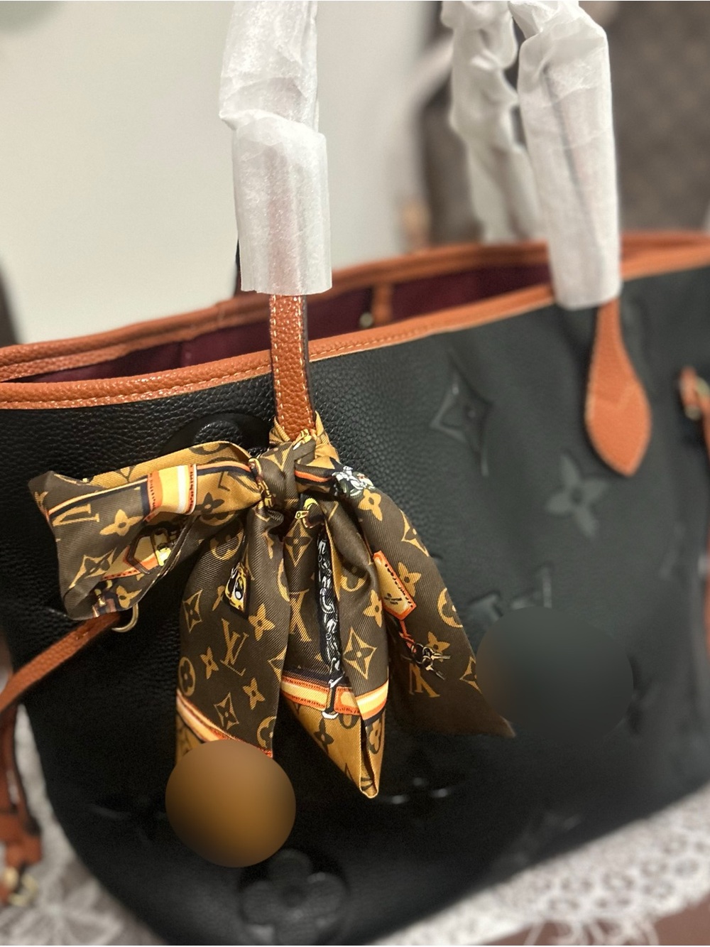 Black & Brown Tote